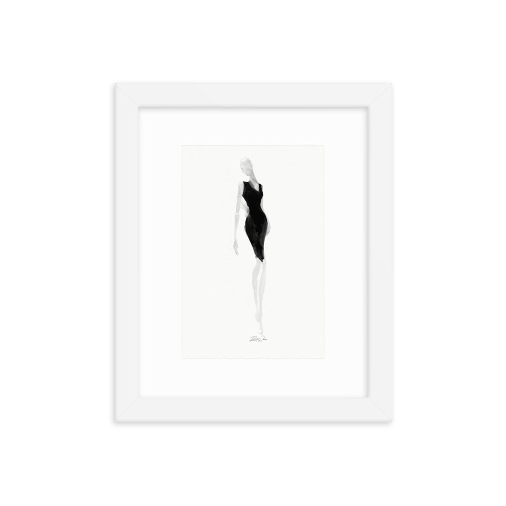 V-neck Little Black Dress