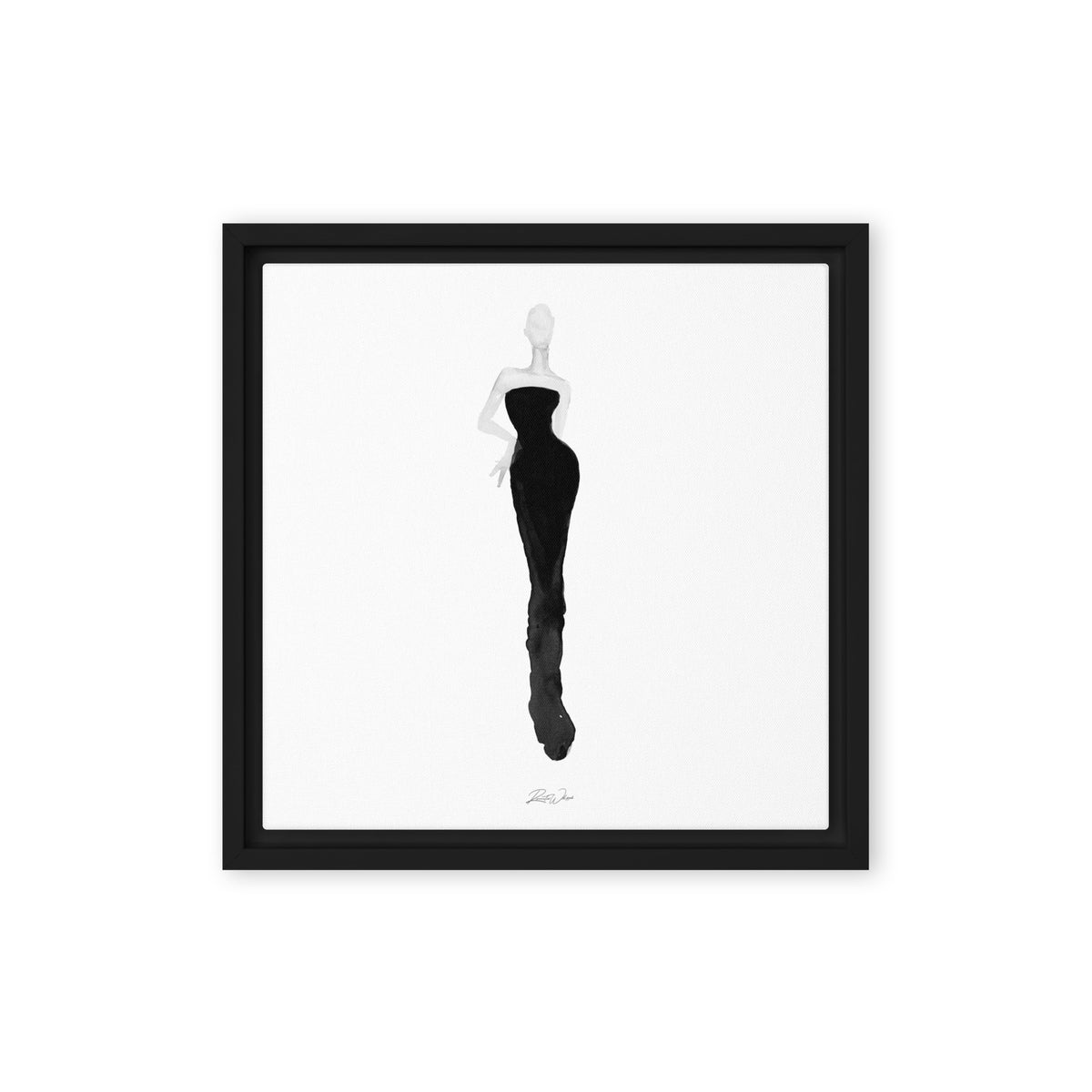 Bare-Shoulder Little Black Dress