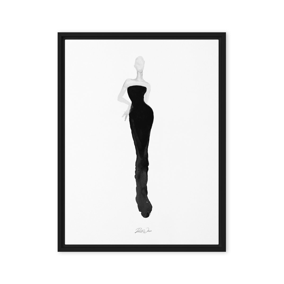 Bare-Shoulder Little Black Dress